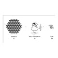 SLAMP Nuvem Outdoor vertical wall module kit on a white background
