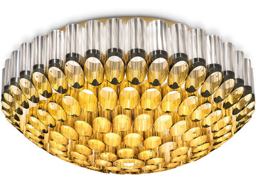 SLAMP Odeon Ceiling Gold on white background