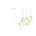 SLAMP Poppy 7 suspension on pure white background