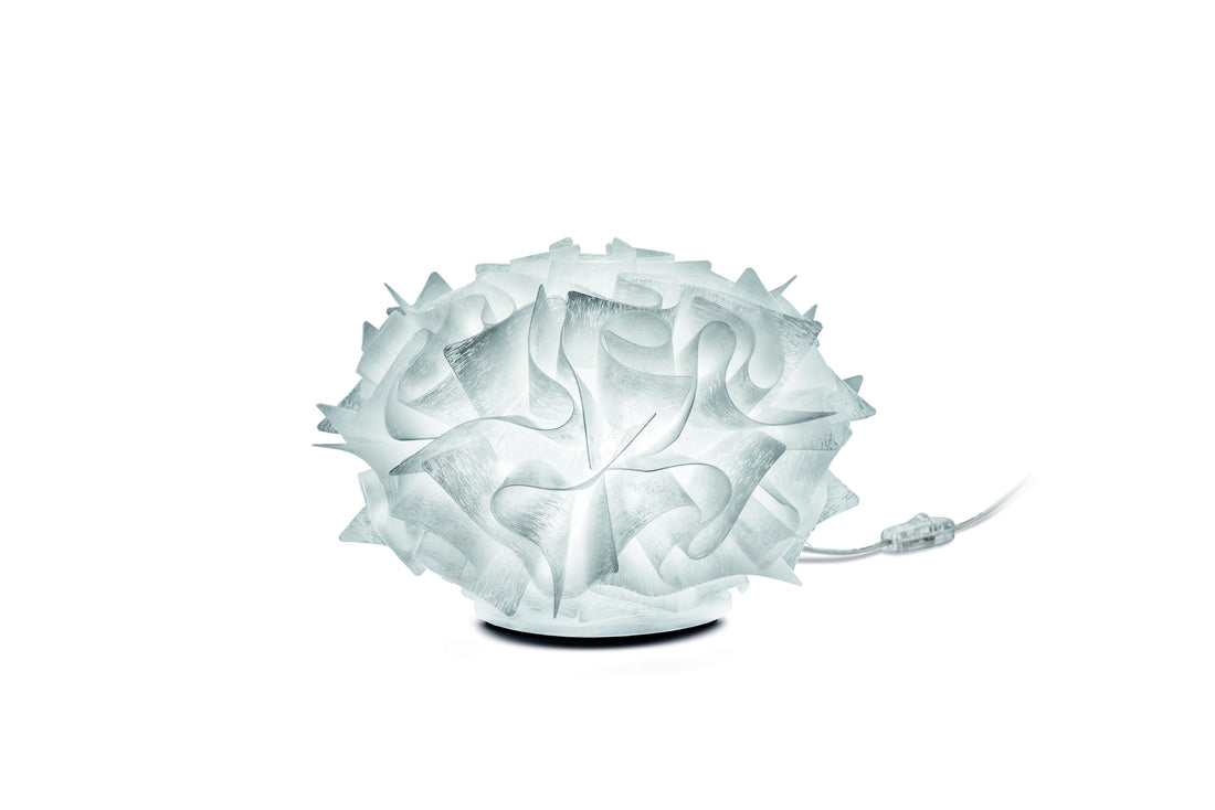 SLAMP Veli table lamp White on pure white background