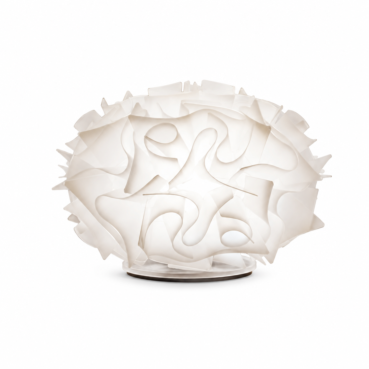 SLAMP Veli table lamp White on pure white background
